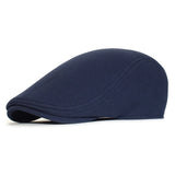 Riolio Cotton Newsboy Caps Men Women Hat Soft Casual Beret Solid Unisex Retro Hat Driver Flat Cap The waiter Cap
