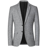 Riolio WELL DRESSED MEN Spring Autumn Blazers Men Fashion Slim Casual Business Handsome Suits Brand Men's Blazers Tops