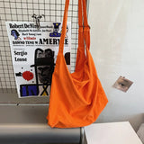 Riolio  Ins lazy wind canvas bag Japanese retro minimalist bag female Korean version of personality strap shoulder messenger bag handbag