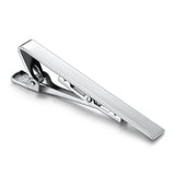 Riolio  Tie Clip Fashion Style Ties for Men Metal Tone Simple Bar Clasp Practical Necktie Accessories Clasp Tie Pin for Mens Collar Clip