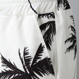 Riolio 1 set Summer Hawaii Trend Print Sets Men Hawaii Shorts Shirt Clothing Set Casual Palm Tree Floral Shirt Beach Short Sleeve Suit