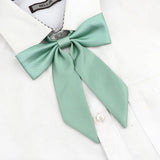 Riolio  13 Colors Girl Student Bowtie Set Women Lady Ribbon Bow Tie School Party Bowknot Pink Bule Black Classic Butterfly Accessories
