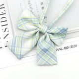 Riolio  Ladies Bowtie Cute College Style Striped Chic Handiness Simple Student Cosplay  JK Uniform Accessory Collar Butterfly Knot Gift