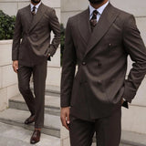 Riolio  Fashion Men Suits Tailor-Made 2 Pieces Solid Color High Quality Formal Wedding Groom Causal Prom