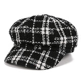 Riolio New Autumn Winter Hats for Women Solid Plain Octagonal Newsboy Caps Men Ladies Casual Wool Hat Winter Beret Women Painter Cap