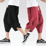 Streetwear Cross Pants Men’s Harajuku Casual Harem Pants Male Baggy High Quality Jogger Sweatpants Woman Large Size Summer 5XL