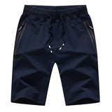 Riolio  Mens Shorts Summer Casual Male 100% Cotton Breathable Beach Shorts Mens Elastic Waist Jogger Shorts Brand Clothing 5XL