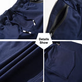 Riolio  Mens Shorts Summer Casual Male 100% Cotton Breathable Beach Shorts Mens Elastic Waist Jogger Shorts Brand Clothing 5XL