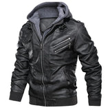 Riolio New Men's Leather Jackets Autumn Casual Motorcycle PU Jacket Biker Leather Coats Brand Clothing EU Size
