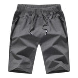 Riolio  Mens Shorts Summer Casual Male 100% Cotton Breathable Beach Shorts Mens Elastic Waist Jogger Shorts Brand Clothing 5XL