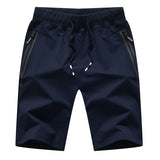 Riolio  Mens Shorts Summer Casual Male 100% Cotton Breathable Beach Shorts Mens Elastic Waist Jogger Shorts Brand Clothing 5XL