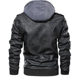 Riolio New Men's Leather Jackets Autumn Casual Motorcycle PU Jacket Biker Leather Coats Brand Clothing EU Size