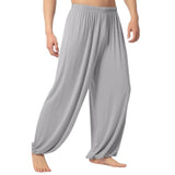 Riolio Men's Joggers Pants Casual Sweatpants Solid Color Baggy Trousers Belly Dance Yoga Harem Pants Slacks  Trendy Men Loose Style Hot