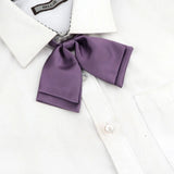 Riolio  13 Colors Girl Student Bowtie Set Women Lady Ribbon Bow Tie School Party Bowknot Pink Bule Black Classic Butterfly Accessories
