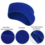 Riolio Fleece Fabric Ear Warmer Headband Winter Sweatband Running Headband Ear Warmer Men Women Outdoor Skiing Sports Headscarf