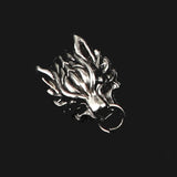 Riolio  New Men Women Shirt Collar Tassel Chain Lapel Pin Brooch Dragon Eagle Deer Head Wings Badge Retro Unisex Jewelry Accessories
