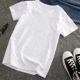 Riolio Casual Man Tshirt Summer White T Shirts Hipster T-shirts Harajuku Comfortable Tee Shirt Men Tops Clothes Short Sleeve Male Top