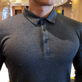 Quick Dry Running Shirt Men Bodybuilding Sport T-shirt Long Sleeve Compression Top Gym Fitness Tight Compresson Polo Jetseys