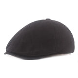 Riolio  Art Painter Beret Newsboy Spring and Autumn Peaked Cap Retro Hat Women Men Cotton Solid Casual Outdoor Hat