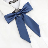 Riolio  13 Colors Girl Student Bowtie Set Women Lady Ribbon Bow Tie School Party Bowknot Pink Bule Black Classic Butterfly Accessories