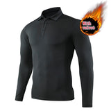 Quick Dry Running Shirt Men Bodybuilding Sport T-shirt Long Sleeve Compression Top Gym Fitness Tight Compresson Polo Jetseys