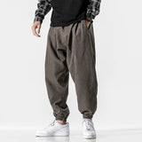 Riolio Men's Black Pants Hip Hop Streetwear Fashion Jogger Harem Trousers Man Casual Sweatpants Male Pants Big Size 5XL