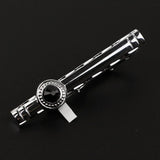 Riolio  New Fashion Tie Clip High Quality Jewelry Simple Enamel Mens Business Luxury Design Bar Pinch Clasp Tie Pin Gift