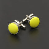 Riolio  Men's Solid Color Cufflinks New Design Round Braided Shirt Cuff Link For Gentleman Wedding Party Business Suit Accessories Gift