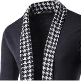 Riolio New Autumn Winter Classic Cuff Knit Cardigan Men's Sweaters High Quality Men Knitted Coats Male Knitwears