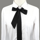 Riolio  13 Colors Girl Student Bowtie Set Women Lady Ribbon Bow Tie School Party Bowknot Pink Bule Black Classic Butterfly Accessories