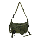 Riolio  Ins shoulder messenger bag, male fashion brand Harajuku functional bag, fashion joker, student dark wind tooling bag, female.