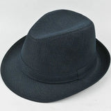 Riolio Autumn&Winter Hats For Men Fedoras Top Jazz Plaid Hat Adult Bowler Hats