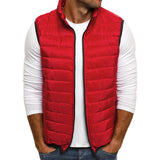 Riolio Vest Men Autumn Jackets Thick Vests Man Sleeveless Coats Male Warm Cotton-Padded Waistcoat Men Gilet Veste Hommes