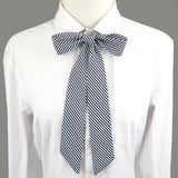 Riolio  13 Colors Girl Student Bowtie Set Women Lady Ribbon Bow Tie School Party Bowknot Pink Bule Black Classic Butterfly Accessories