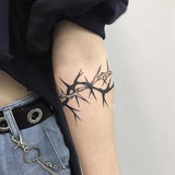 Riolio 1Pc Arm Branch Waterproof Temporary Tattoo Stickers Men Women Hand Back Personality Cool Art Fake Tattoos Gothic Tattoo Sticker