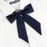 Riolio  13 Colors Girl Student Bowtie Set Women Lady Ribbon Bow Tie School Party Bowknot Pink Bule Black Classic Butterfly Accessories