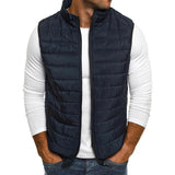 Riolio Vest Men Autumn Jackets Thick Vests Man Sleeveless Coats Male Warm Cotton-Padded Waistcoat Men Gilet Veste Hommes