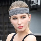 Riolio Outdoor Sports Headband Portable Fitness Hair Bands Man Woman Hair Wrap Brace Elastic Cycling Yoga Running Exercising Sweatband