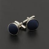 Riolio  Men's Solid Color Cufflinks New Design Round Braided Shirt Cuff Link For Gentleman Wedding Party Business Suit Accessories Gift