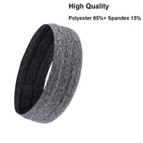 Riolio Outdoor Sports Headband Portable Fitness Hair Bands Man Woman Hair Wrap Brace Elastic Cycling Yoga Running Exercising Sweatband