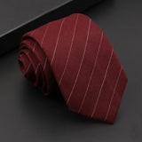 Riolio  Mens Classic Cotton Ties High Quality Handmade Skinny 6CM Neck Tie Plaid Solid Color Striped Narrow Business Shirt Accessories
