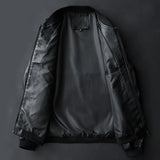 Riolio Leather Jacket Bomber Motorcycle Jacket Men Biker PU Baseball Jacket Plus Size 7XL Fashion Causal Jaqueta Masculino