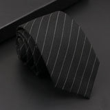 Riolio  Mens Classic Cotton Ties High Quality Handmade Skinny 6CM Neck Tie Plaid Solid Color Striped Narrow Business Shirt Accessories