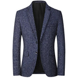 Riolio WELL DRESSED MEN Spring Autumn Blazers Men Fashion Slim Casual Business Handsome Suits Brand Men's Blazers Tops