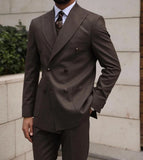 Riolio  Fashion Men Suits Tailor-Made 2 Pieces Solid Color High Quality Formal Wedding Groom Causal Prom
