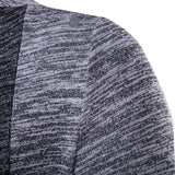 Riolio New Retro Men's Sweater Men's Cardigan Stitching Contrast Color Long-sleeved Slim-fit Sweater Jacket Jaqueta Masculina Inverno