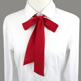 Riolio  13 Colors Girl Student Bowtie Set Women Lady Ribbon Bow Tie School Party Bowknot Pink Bule Black Classic Butterfly Accessories