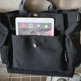 Riolio  Korea ins canvas shoulder bag new fashion crossbody bag leisure large-capacity portable schoolbag bag purses and handbags