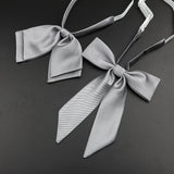 Riolio  13 Colors Girl Student Bowtie Set Women Lady Ribbon Bow Tie School Party Bowknot Pink Bule Black Classic Butterfly Accessories
