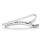 Riolio  Tie Clip Fashion Style Ties for Men Metal Tone Simple Bar Clasp Practical Necktie Accessories Clasp Tie Pin for Mens Collar Clip